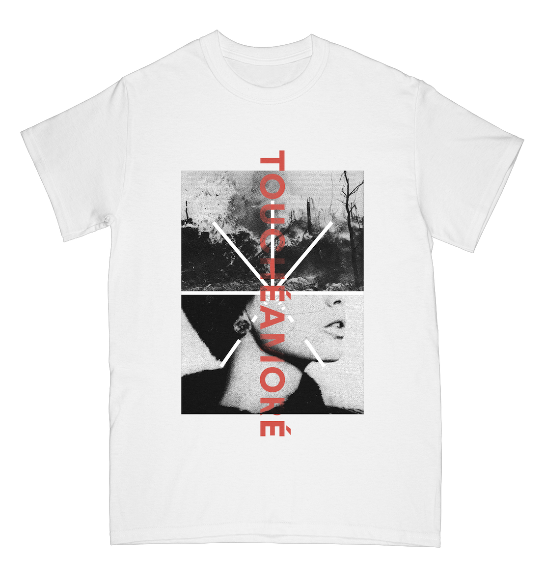 Draxler Tee (White)

Touche Amore's design screen printed on the front of a white Tultex tee.