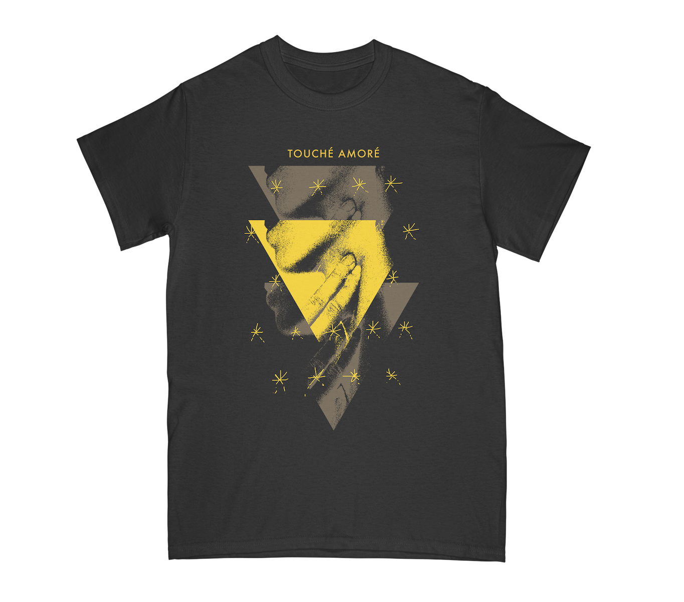 Searching For A Pulse Tee (Charcoal)

Touche Amore's design screen printed on a charcoal Gildan tee.