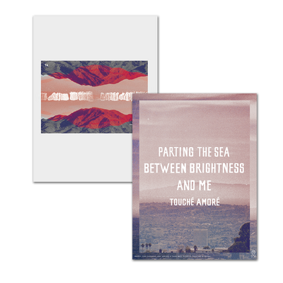 Touché Amoré's limited edition tablature booklet of their album, "Parting the Sea Between Brightness and Me." Only 218 copies produced worldwide.