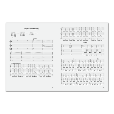 Touché Amoré's limited edition tablature booklet of their album, "To the Beat of a Dead Horse." Only 218 copies produced worldwide.