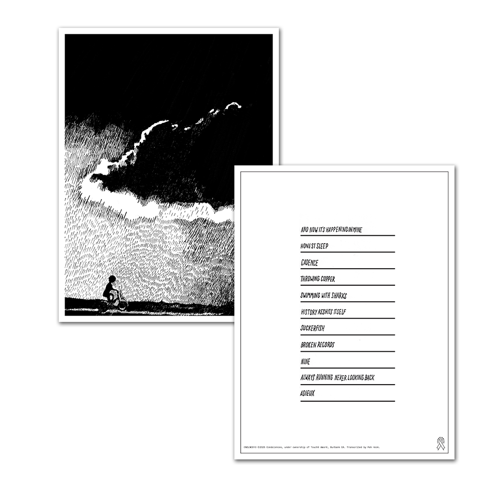 Touché Amoré's limited edition tablature booklet of their album, "To the Beat of a Dead Horse." Only 218 copies produced worldwide.