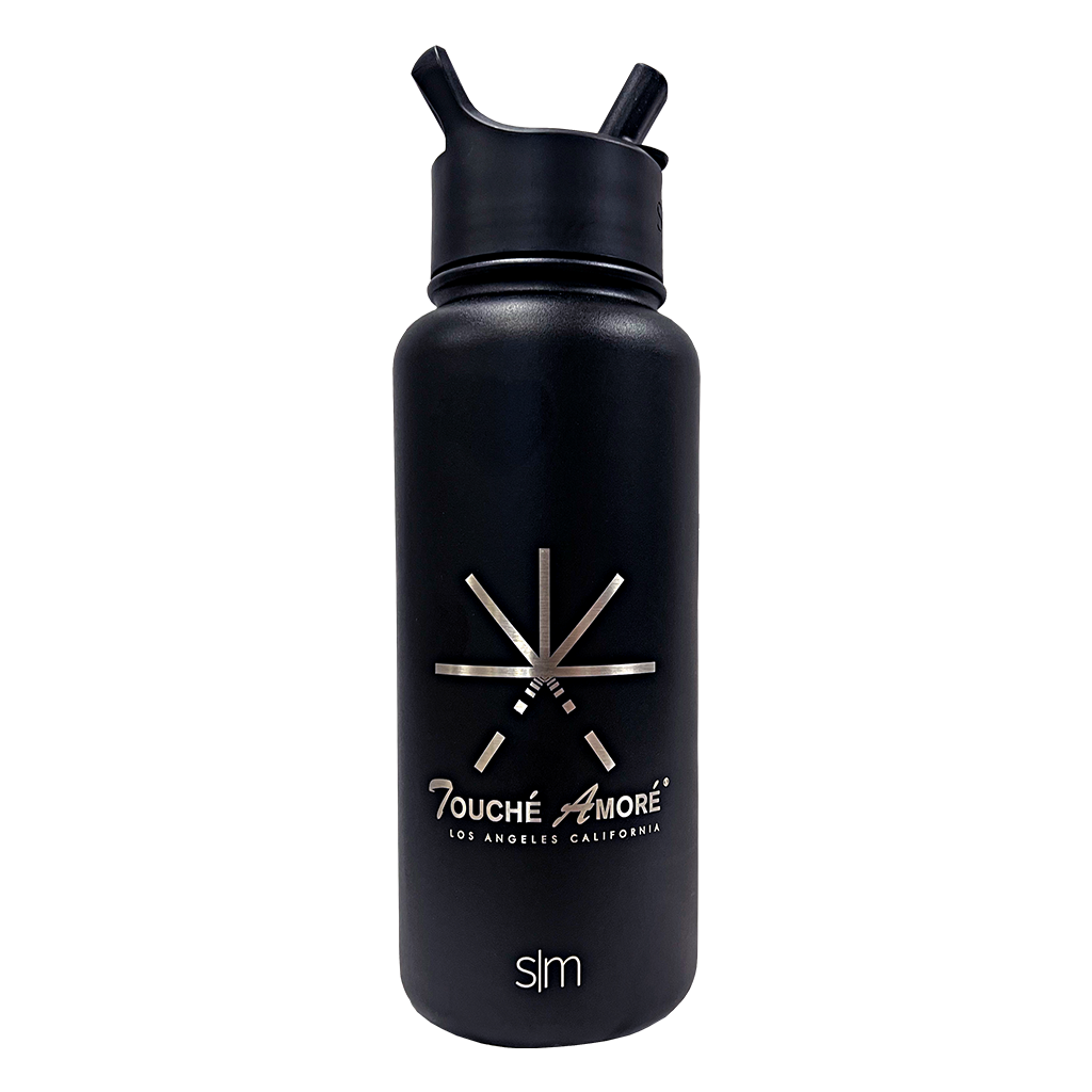 Asterisk Logo 32 oz. Water Bottle (Black)