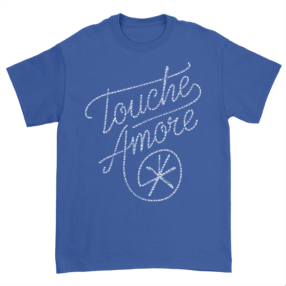 Touche-Amore-Rope-Type-Tshirt-Iris-Blue